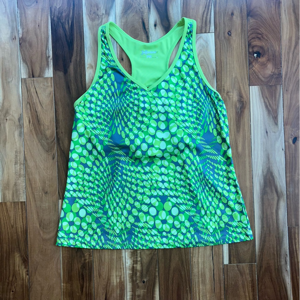 Xersion Activewear tank with sports bra built in
